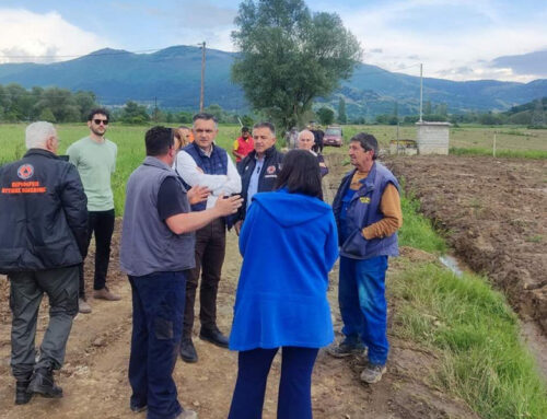 Επίσκεψη του Περιφερειάρχη Δυτικής Μακεδονίας στις πληγείσες από τα πλημμυρικά φαινόμενα περιοχές της Δημοτικής Ενότητας Αγίων Αναργύρων της Π.Ε. Καστοριάς